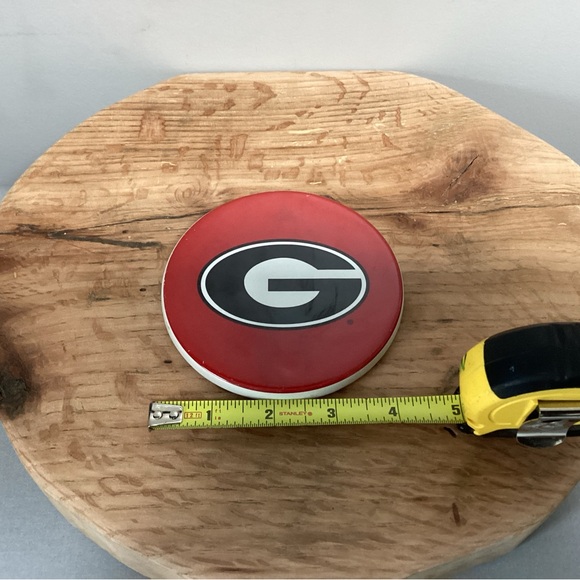 🔴 Georgia Football Bulldogs Ceramic Crafted Coaster - Decor Desk Topper - Picture 7 of 9